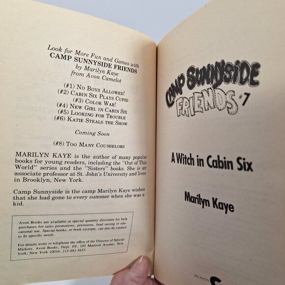 Camp Sunnyside Friends Books A Witch In Cabin Six Erin And The Movie Star 7 10 - Picture 7 of 11